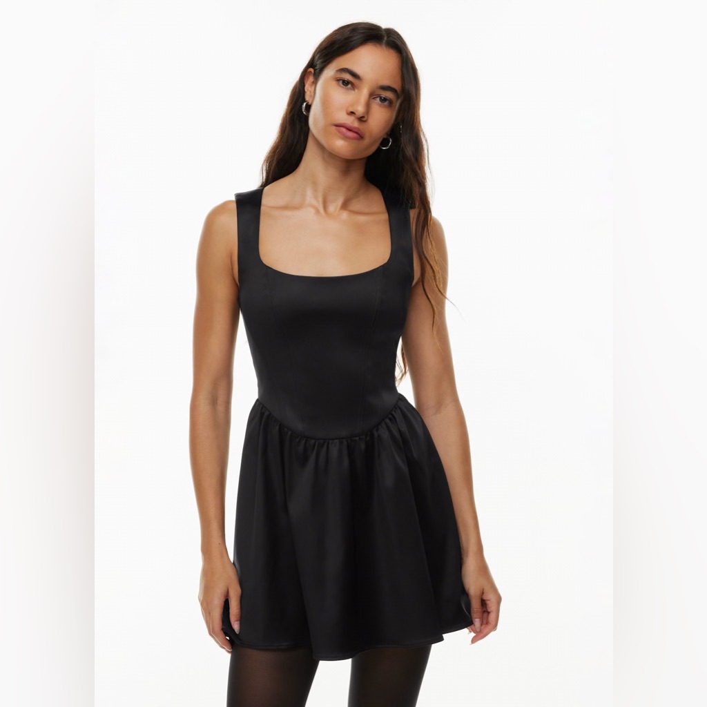 Aritzia Sunday Best Septor Satin Dress